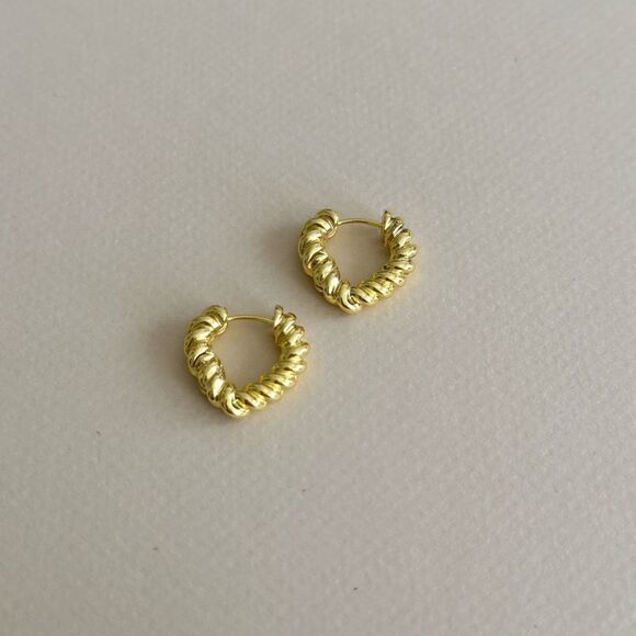 Hoop Earrings N1586 - Picture 3 of 4